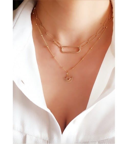 200 Pièces Chaînes à Pendentif Ajustables En Acier Doré - Pour Porte-clés, Étiquettes, Création De Bijoux DIY