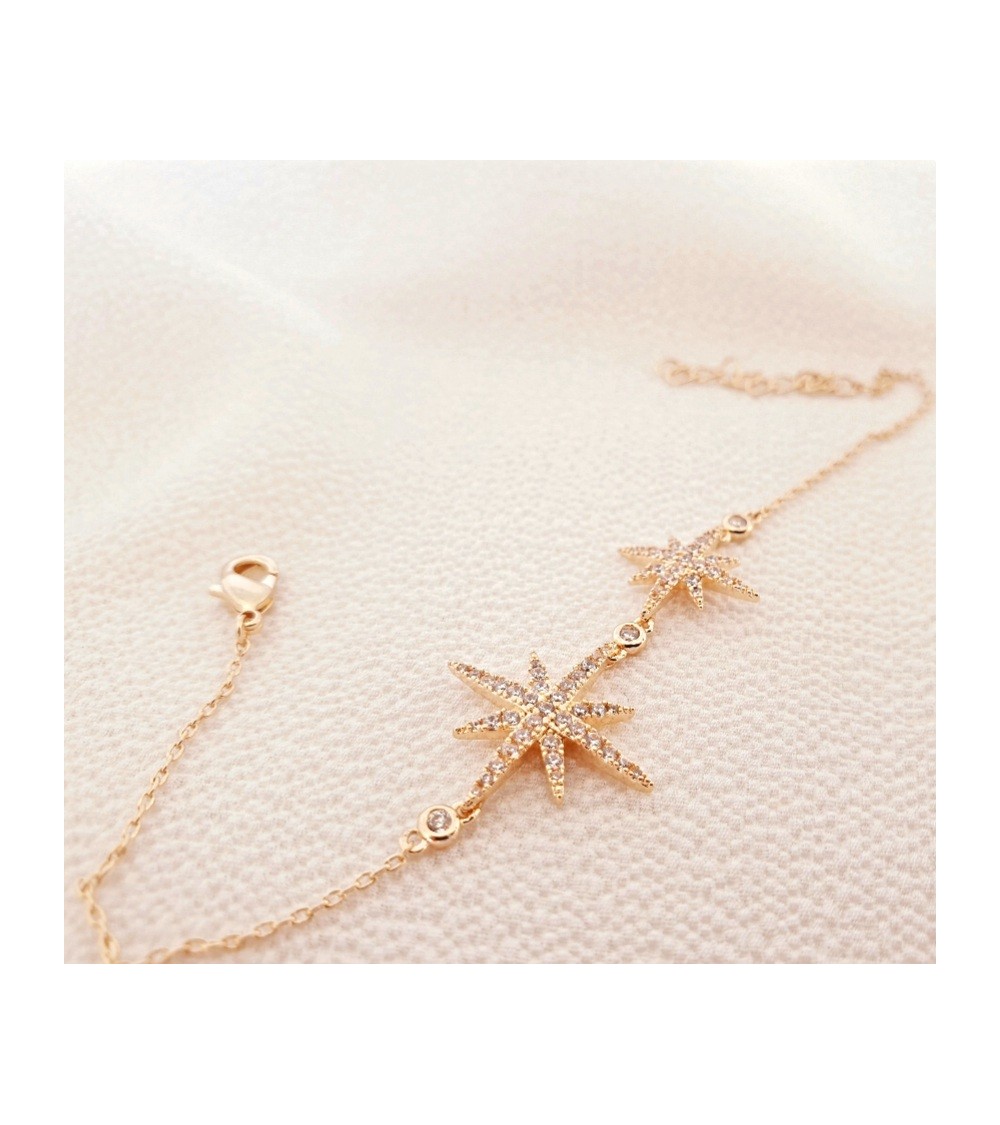 Bracelet Cheville étoile Plaqué Argent – Classique, Ajustable – Neuf Avec étiquettes