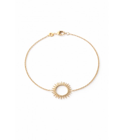 Bracelet "soleil" en plaqué or