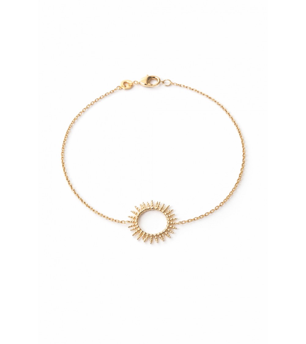 Bracelet "soleil" en plaqué or