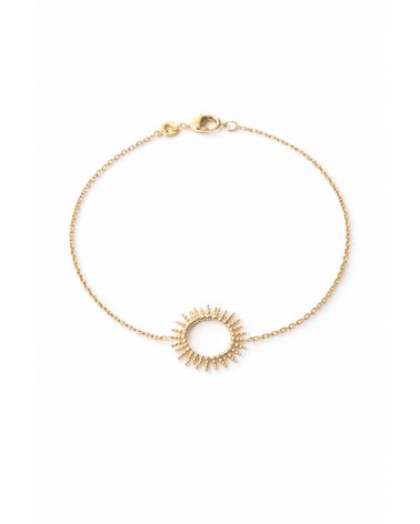 Bracelet "soleil" en plaqué or